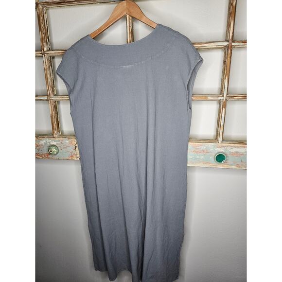 Cotton Ways Grey Sleeveless Dress ladies size 2 / Large/ Xlarge - Picture 3 of 10
